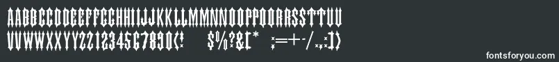 TiaraCaps Font – White Fonts
