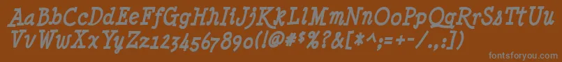 Подробнее о шрифте MinyaNouvelleBoldItalic Шрифт MinyaNouvelleBoldItalic – серые шрифты на коричневом фоне