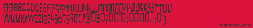 Saiba mais sobre a fonte OverExpose Fonte OverExpose – fontes pretas em um fundo vermelho