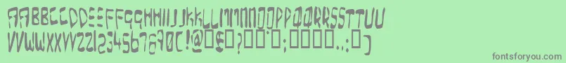 Подробнее о шрифте OverExpose Шрифт OverExpose – серые шрифты на зелёном фоне