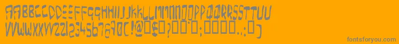 More about OverExpose Font OverExpose Font – Gray Fonts on Orange Background