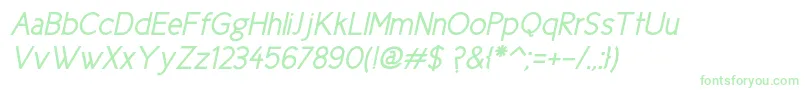 Ciclegorditaitalic Font – Green Fonts