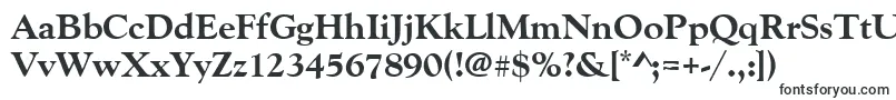 Czcionka Goudyoldstyteeextbol – rosta typografia