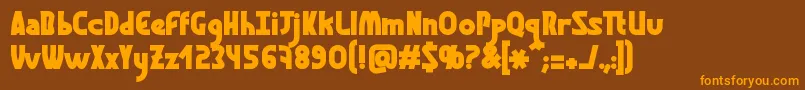 Más sobre la fuente GraphismeBold fuente GraphismeBold – Fuentes Naranjas Sobre Fondo Marrón