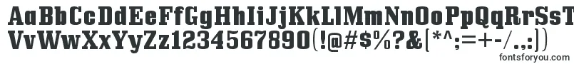 BullpenhvRegular Font – Fonts for Linux