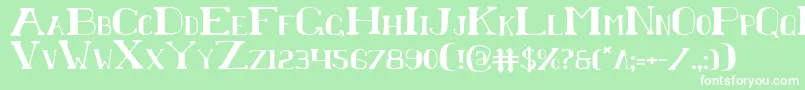 More about Chardin Font Chardin Font – White Fonts on Green Background