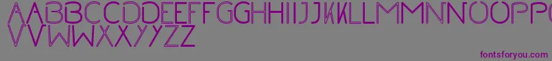 NoRegularInline Font – Purple Fonts on Gray Background