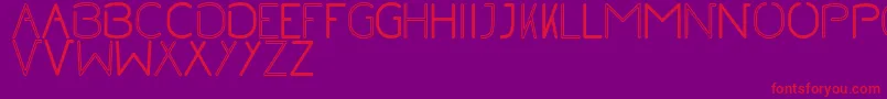 More about NoRegularInline Font NoRegularInline Font – Red Fonts on Purple Background