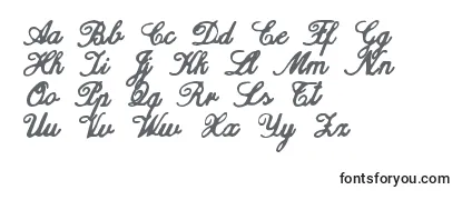 Шрифт ZaiCalligraphyscripthandwritten
