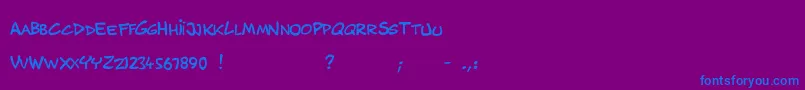 En savoir plus sur la police MusicosVariantComics Police MusicosVariantComics – polices bleues sur fond violet