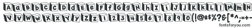 Шрифт K26toyblocks123 – шрифты, начинающиеся на K