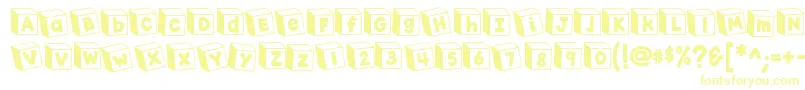 K26toyblocks123 Font – Yellow Fonts