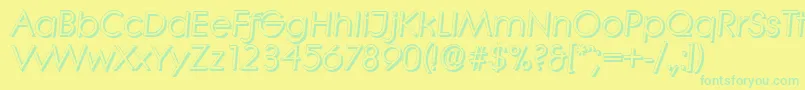 En savoir plus sur la police LiterashadowItalic Police LiterashadowItalic – polices vertes sur fond jaune