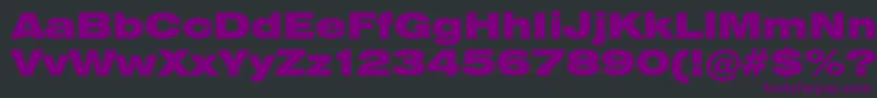 Heliosextblack Font – Purple Fonts on Black Background