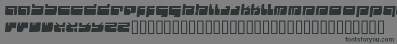 Futu Font – Black Fonts on Gray Background
