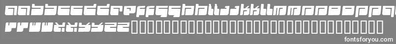 Futu Font – White Fonts on Gray Background
