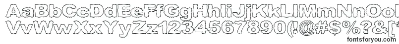 Шрифт Roughhewnoutline – шрифты, начинающиеся на R