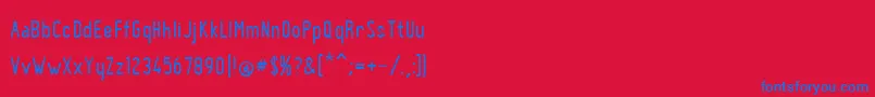 Подробнее о шрифте BnPinky Шрифт BnPinky – синие шрифты на красном фоне