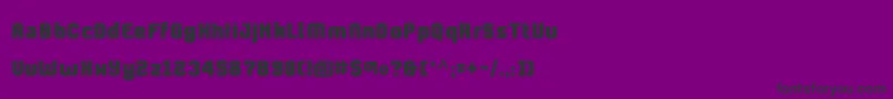 CtProlamina Font – Black Fonts on Purple Background