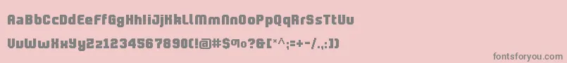CtProlamina Font – Gray Fonts on Pink Background