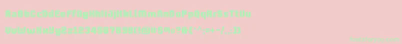 CtProlamina Font – Green Fonts on Pink Background