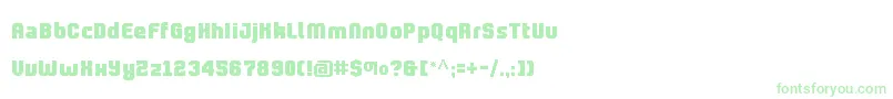 CtProlamina Font – Green Fonts on White Background