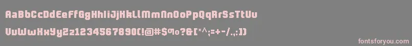 fuente CtProlamina – Fuentes Rosadas Sobre Fondo Gris