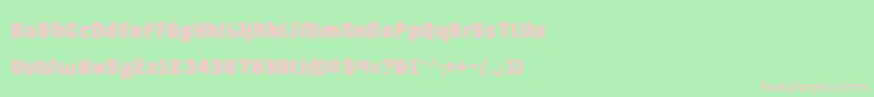 CtProlamina Font – Pink Fonts on Green Background