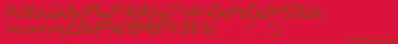 Подробнее о шрифте TmPedestalNormal Шрифт TmPedestalNormal – коричневые шрифты на красном фоне