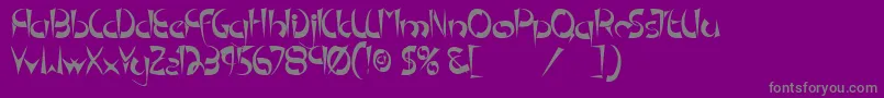fuente TmPedestalNormal – Fuentes Grises Sobre Fondo Morado