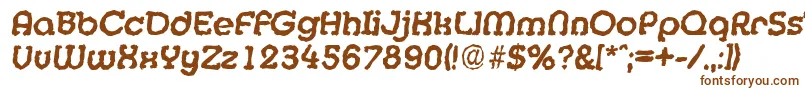 MexicorandomBolditalic Font – Brown Fonts