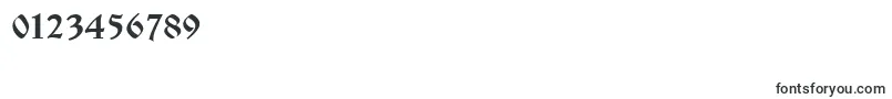 CyrillicoldBold Font – Fonts for Numbers and Digits