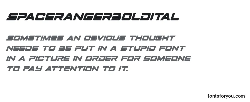 Spacerangerboldital Font