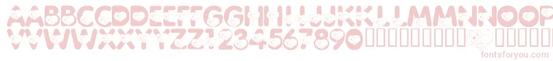 フォントLmsCliffordTheBigRedFont – ピンクのフォント