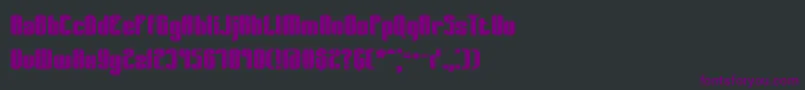 WagerBrk Font – Purple Fonts on Black Background