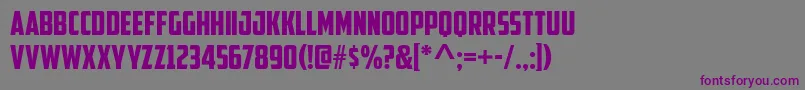Lisätietoja AmericanCaptain-fontista AmericanCaptain-fontti – violetit fontit harmaalla taustalla