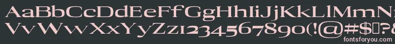 Weitere Informationen zur AdonBlack-Schriftart AdonBlack-Schriftart – Rosa Schriften auf schwarzem Hintergrund