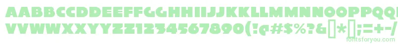 Шрифт XylitolSolo – зелёные шрифты