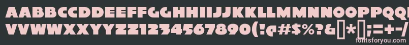 XylitolSolo Font – Pink Fonts on Black Background