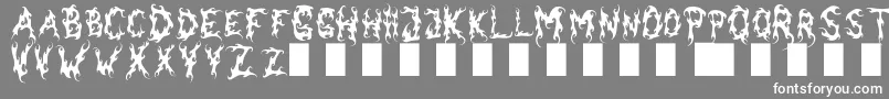 DarkGardenВ©michalKosmulski Font – White Fonts on Gray Background