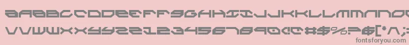 TaskforceCondensed Font – Gray Fonts on Pink Background