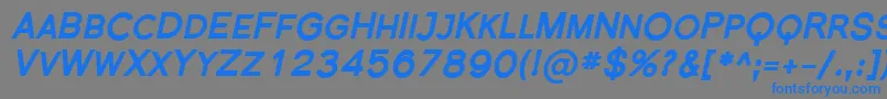 More about Florsn36 Font Florsn36 Font – Blue Fonts on Gray Background