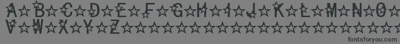 Celestial Font – Black Fonts on Gray Background