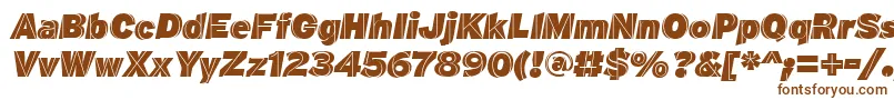 M.F.PlexusItalic-fontti – ruskeat fontit