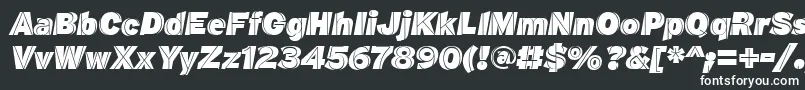 M.F.PlexusItalic-Schriftart – Weiße Schriften