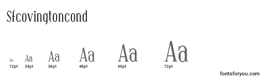 Sfcovingtoncond Font Sizes