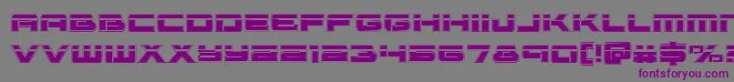 Vorpalacad Font – Purple Fonts on Gray Background