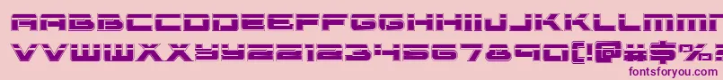 Vorpalacad Font – Purple Fonts on Pink Background