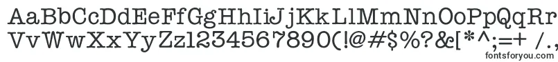 Typewriterc Font – Google Fonts
