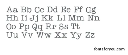 Typewriterc Font